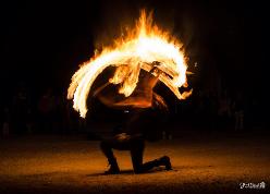 fire dancer aerial
